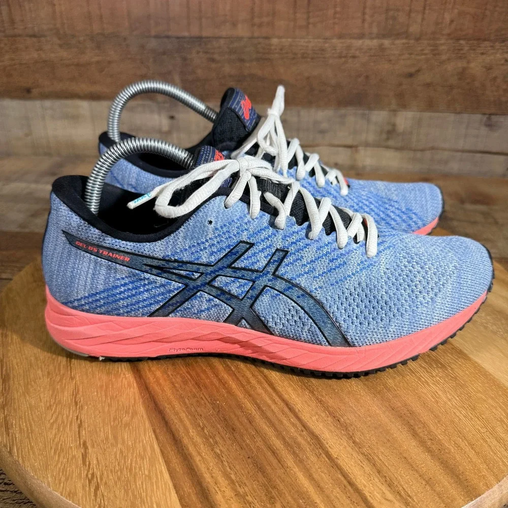 Asics Gel DS Trainer 24 Shoes‎ Womens 10 Blue Running Sneakers Duomax Flytfoam